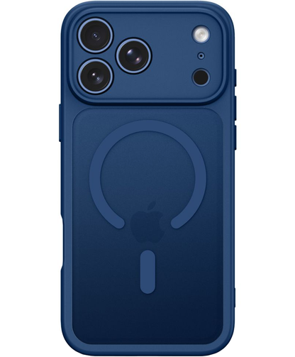 Funda MagSafe para Apple iPhone 18 Pro / 17 Pro, Tech-Protect, BasicMag, Azul Marino Mate
