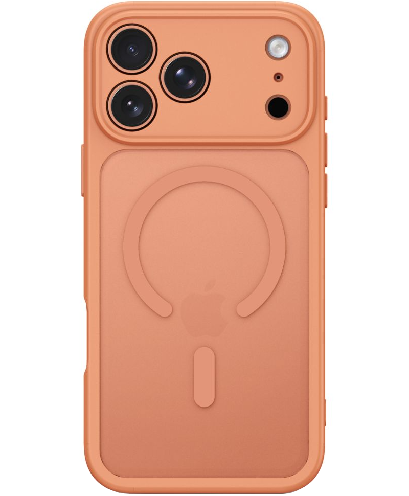 Funda MagSafe para Apple iPhone 18 Pro / 17 Pro, Tech-Protect, BasicMag, Naranja Mate