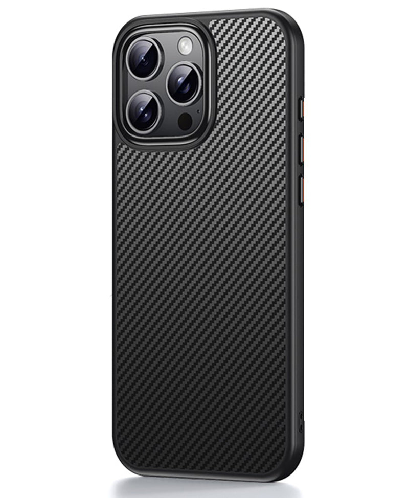 Funda MagSafe para Apple iPhone 16 Pro Max, OEM, Carbono, Negra