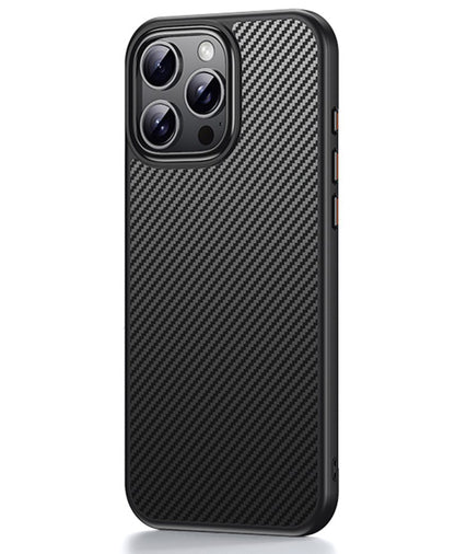 Funda MagSafe para Apple iPhone 16 Pro Max, OEM, Carbono, Negra