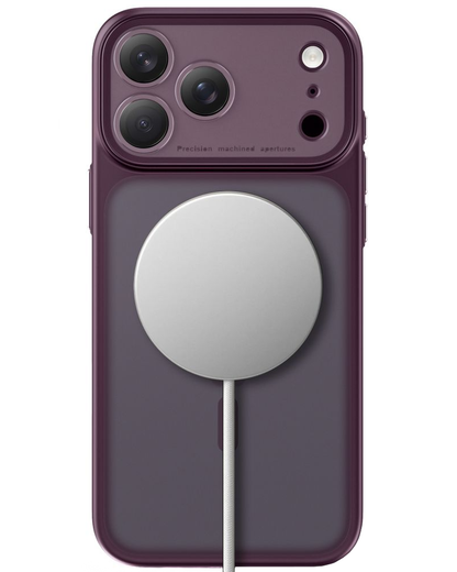 Funda MagSafe para Apple iPhone 18 Pro / 17 Pro, Tech-Protect, MagPrime CC, Granate Mate
