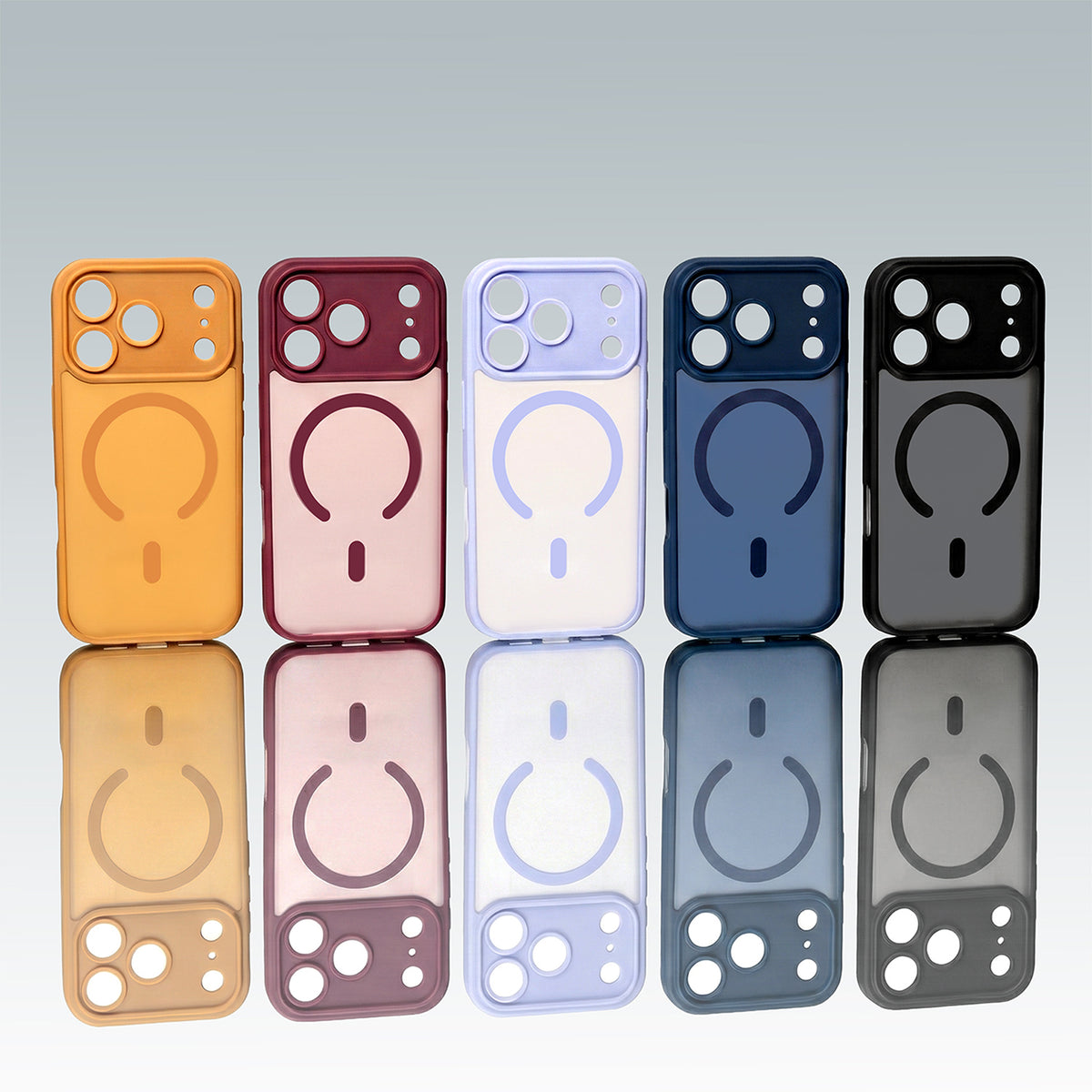 MagSafe Case for Apple iPhone 18 Pro Max / 17 Pro Max, OEM, Mag Matt Big Hole, Brown