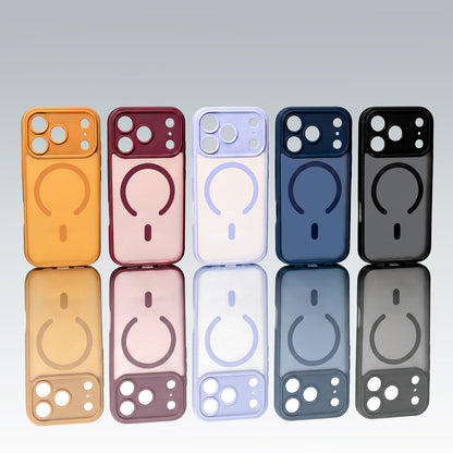 MagSafe Case for Apple iPhone 18 Pro Max / 17 Pro Max, OEM, Mag Matt Big Hole, Brown
