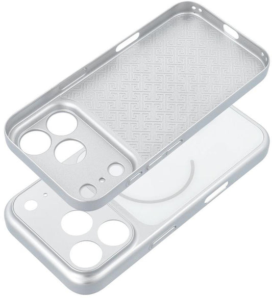 Funda MagSafe para Apple iPhone 18 Pro / 17 Pro, OEM, Make 18, plateada