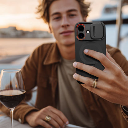 Funda MagSafe para Apple iPhone 17, Tech-Protect, Kevlar Aura, Negra