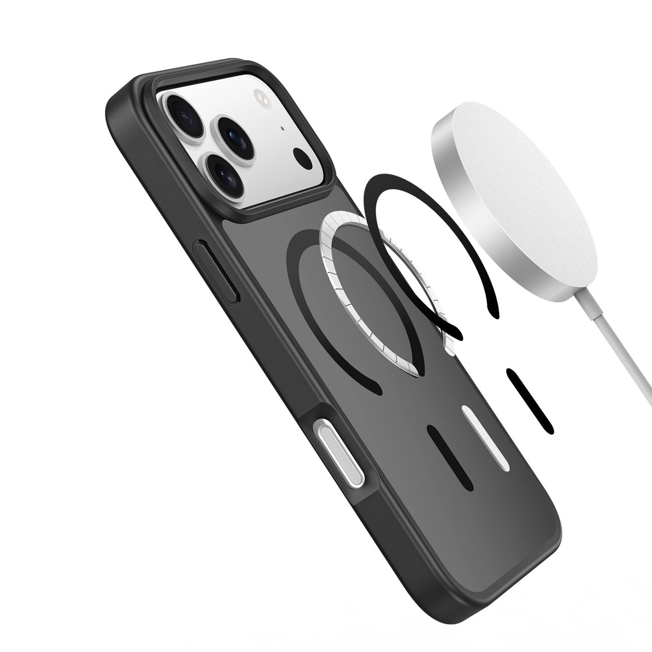 Funda MagSafe para Apple iPhone 17 Pro Max, DUX DUCIS, Yind, Negra