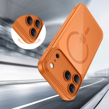 Funda MagSafe para Apple iPhone 17 Pro, Tech-Protect, MagPeak, Naranja