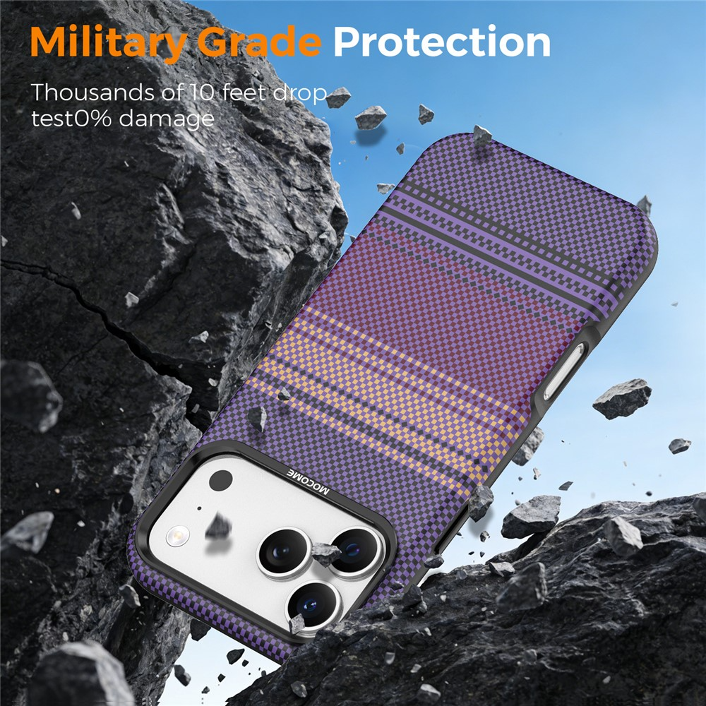 Funda MagSafe para Apple iPhone 17 Pro, OEM, Gradient Rainbow, Morado