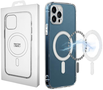 Funda MagSafe para Apple iPhone 16, OEM, Clear with Camera Protection, Transparente
