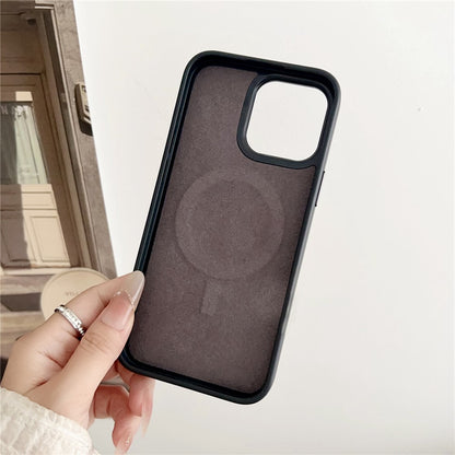 Funda MagSafe para Apple iPhone 16 Pro Max, OEM, Pantalla Redonda Smart E-Ink, Negra