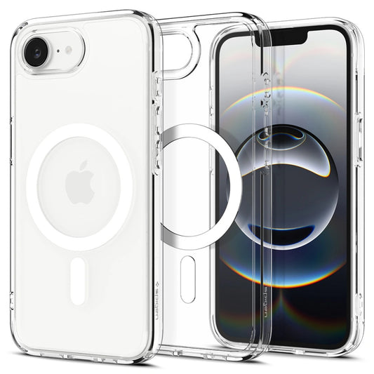 Funda MagSafe para Apple iPhone 17e / 16e, Spigen, Ultra Hybrid, Blanca