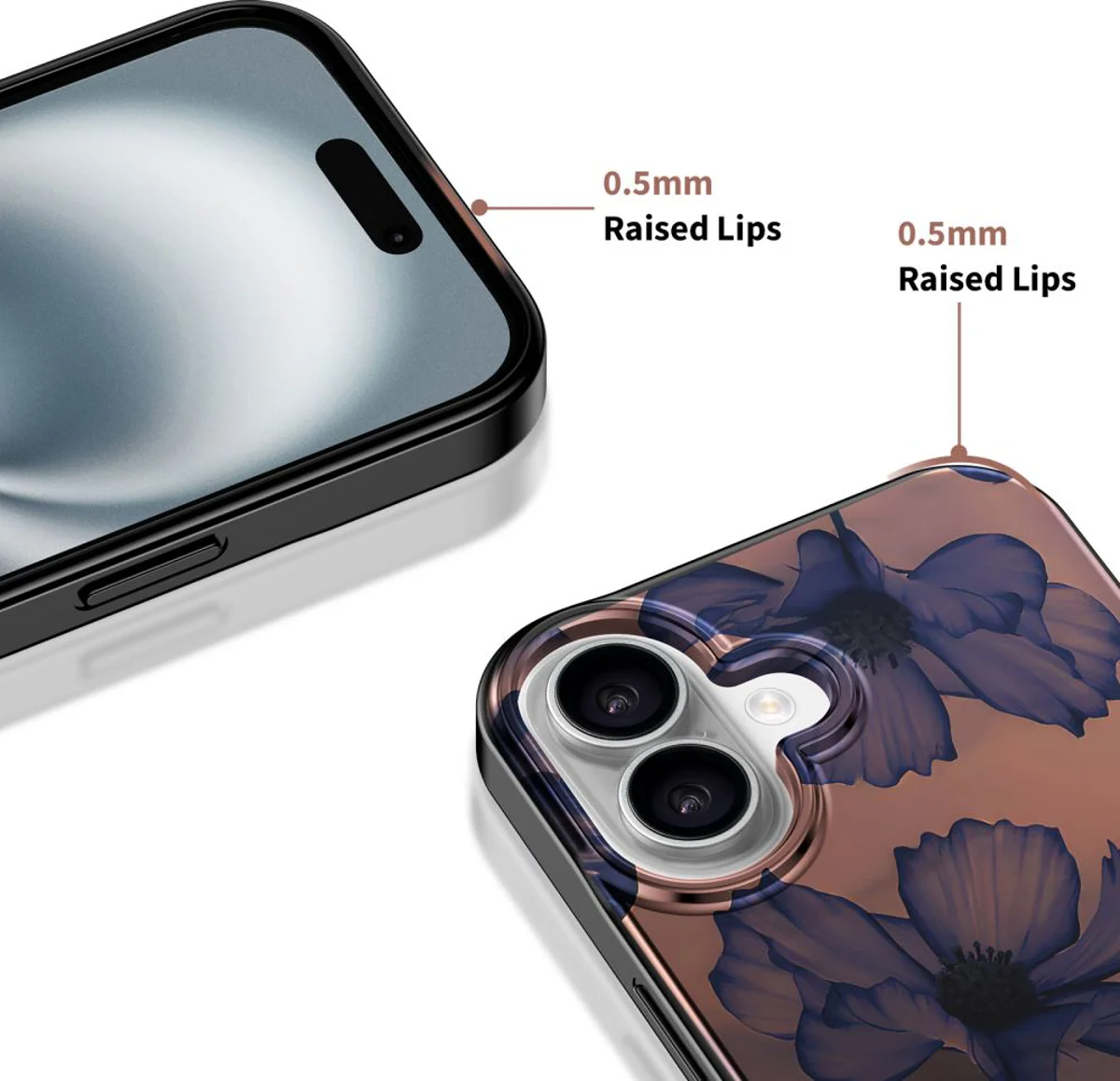 Funda MagSafe para Apple iPhone 16, Tech-Protect, Lamano Velvet Night, Negra