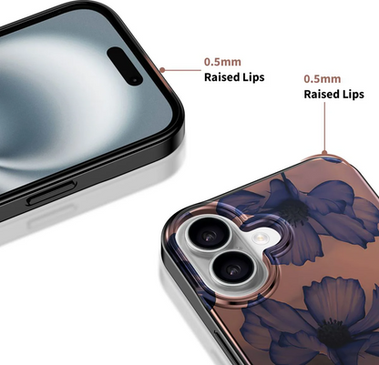 Funda MagSafe para Apple iPhone 16, Tech-Protect, Lamano Velvet Night, Negra