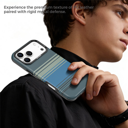 Funda MagSafe para Apple iPhone 17 Pro, OEM, Gradient Rainbow, Azul Marino