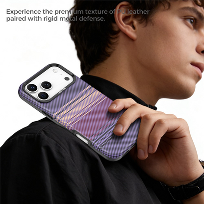 Funda MagSafe para Apple iPhone 17 Pro Max, OEM, Gradient Rainbow, Morado