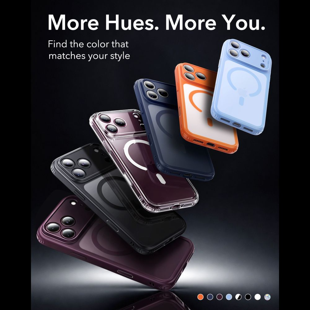 Funda MagSafe para Apple iPhone 18 Pro Max / 17 Pro Max, ESR, Classic Hybrid, Negra