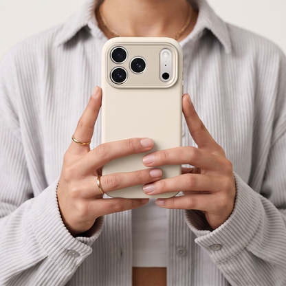 Funda MagSafe para Apple iPhone 18 Pro / 17 Pro, Tech-Protect, Uniq CC, Beige