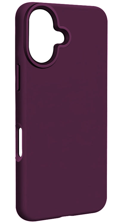 Funda MagSafe para Apple iPhone 16, Etteri, Silicone Mag, Granate