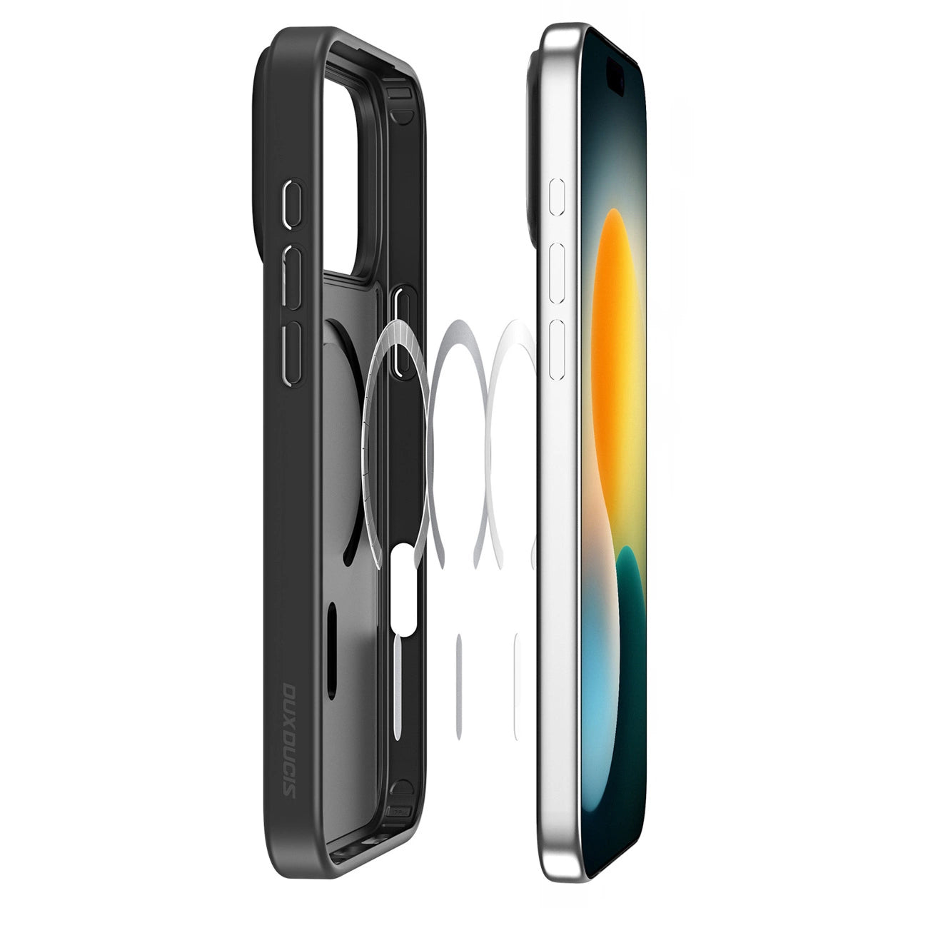 Funda MagSafe para Apple iPhone 17 Pro Max, DUX DUCIS, Yind, Negra