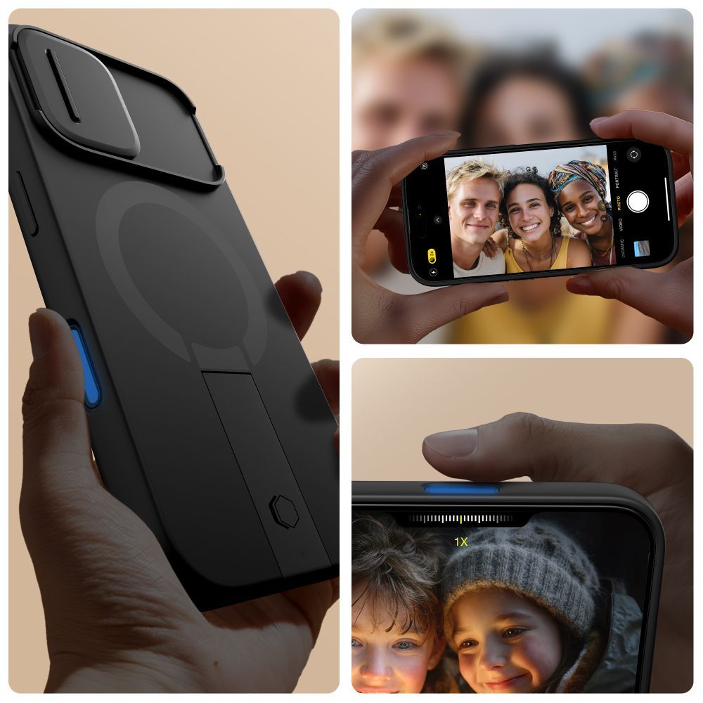 Funda MagSafe para Apple iPhone 17, Tech-Protect, Kevlar Aura, Negra