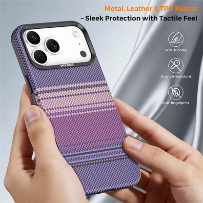 Funda MagSafe para Apple iPhone 17 Pro, OEM, Gradient Rainbow, Morado