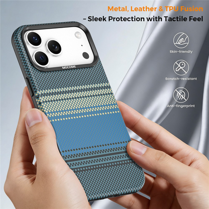 Funda MagSafe para Apple iPhone 17 Pro Max, OEM, Gradient Rainbow, Azul Marino