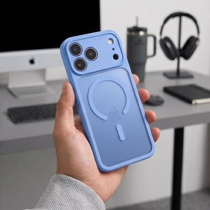 Funda MagSafe para Apple iPhone 18 Pro / 17 Pro, Tech-Protect, BasicMag, Azul Mate