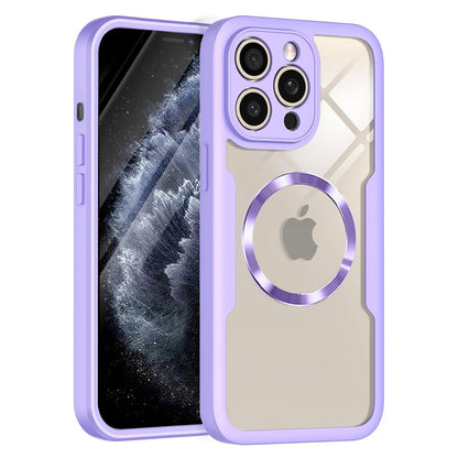 Funda MagSafe para Apple iPhone 11 Pro Max, Techsuit, ColorVerse 360, Morado