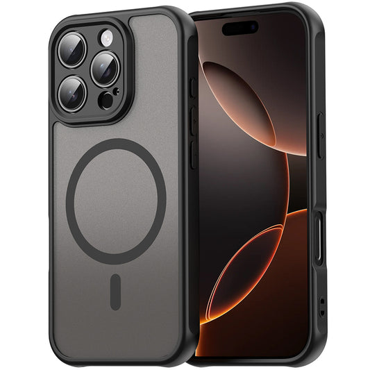 Funda MagSafe para Apple iPhone 11 Pro Max, Techsuit, HaloFrost II, Negra