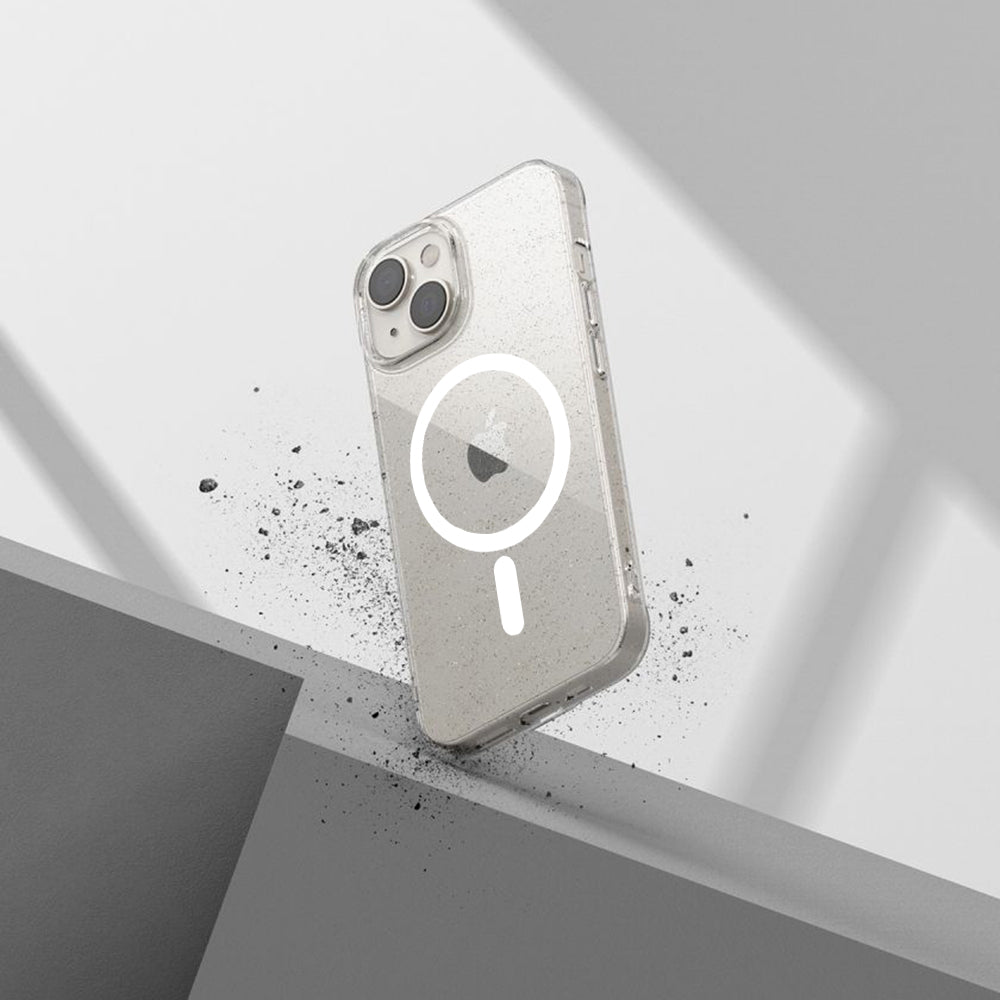 Funda MagSafe para Apple iPhone 11 Pro, Techsuit, SparkleSkin, Transparente