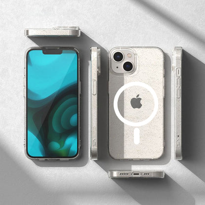 Funda MagSafe para Apple iPhone 11 Pro, Techsuit, SparkleSkin, Transparente
