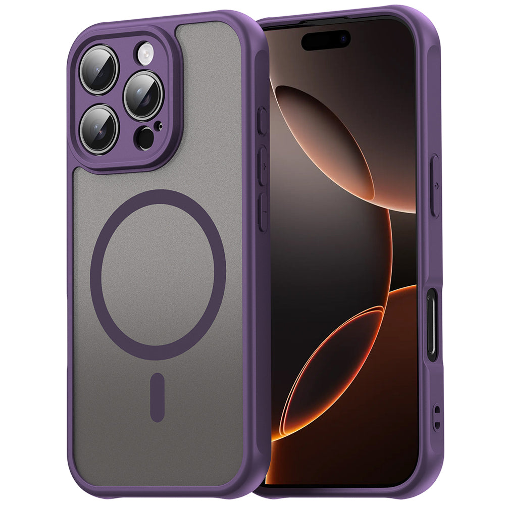 Funda MagSafe para Apple iPhone 11, Techsuit, HaloFrost II, Morado