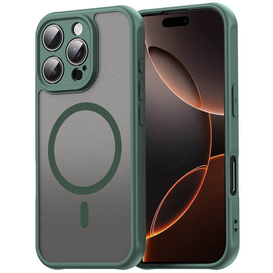 MagSafe Case for Apple iPhone 11, Techsuit, HaloFrost II, Green