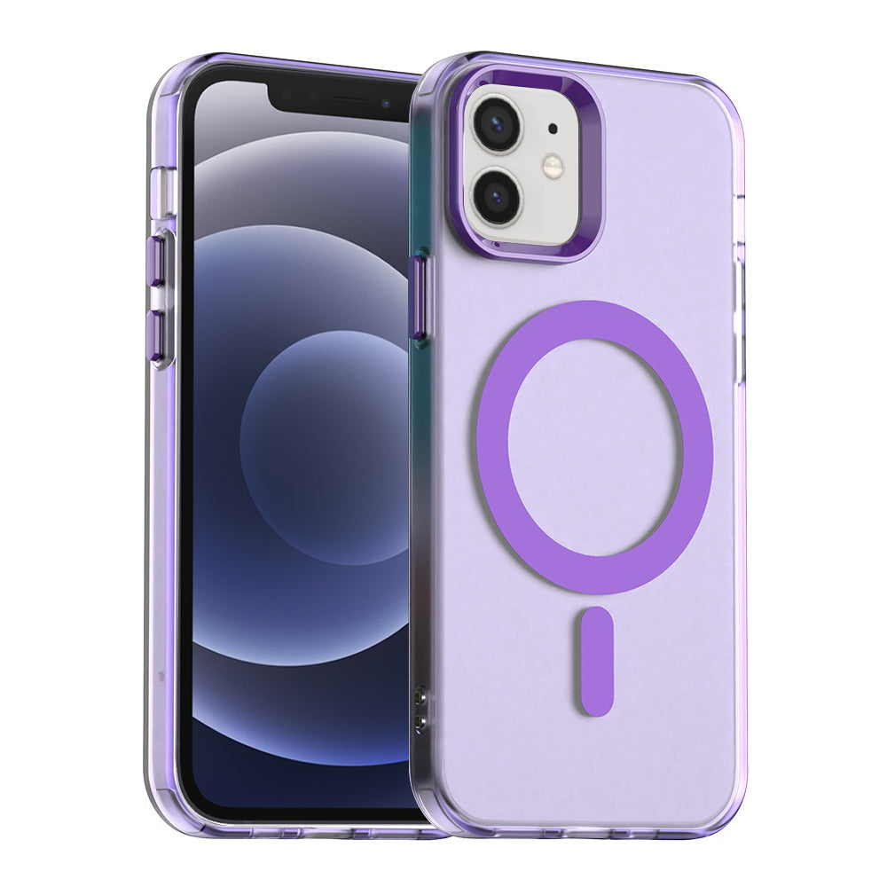 Funda MagSafe para Apple iPhone 12 / 12 Pro, Techsuit, CandyCase, Morado