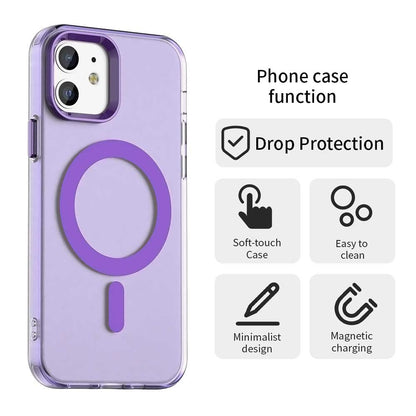 Funda MagSafe para Apple iPhone 12 / 12 Pro, Techsuit, CandyCase, Morado