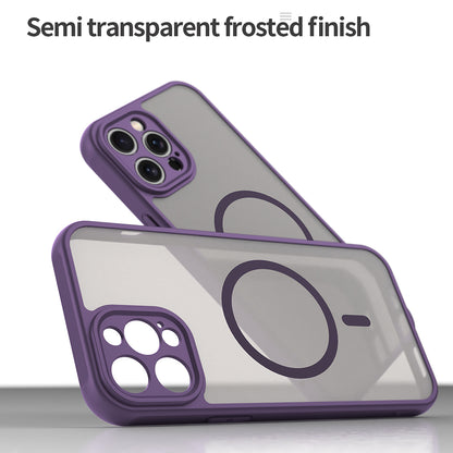 Funda MagSafe para Apple iPhone 12 Pro, Techsuit, HaloFrost II, Morado