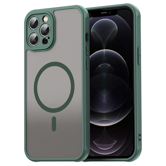 Funda MagSafe para Apple iPhone 12 Pro, Techsuit, HaloFrost II, Verde