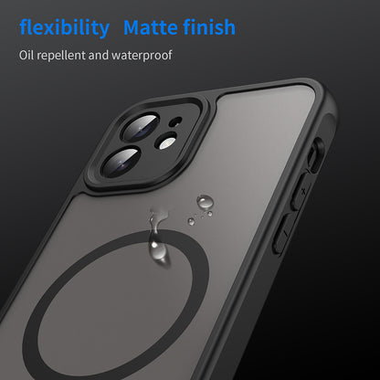 Funda MagSafe para Apple iPhone 12, Techsuit, HaloFrost II, Negra