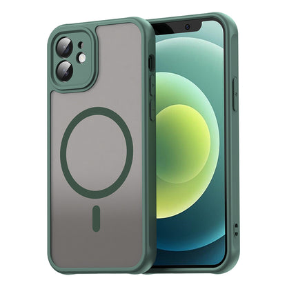 Funda MagSafe para Apple iPhone 12, Techsuit, HaloFrost II, Verde