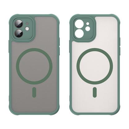 Funda MagSafe para Apple iPhone 12, Techsuit, HaloFrost II, Verde