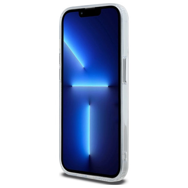 Funda MagSafe para Apple iPhone 13 Pro Max, Karl Lagerfeld, IML Metal Choupette's Head, Blanca