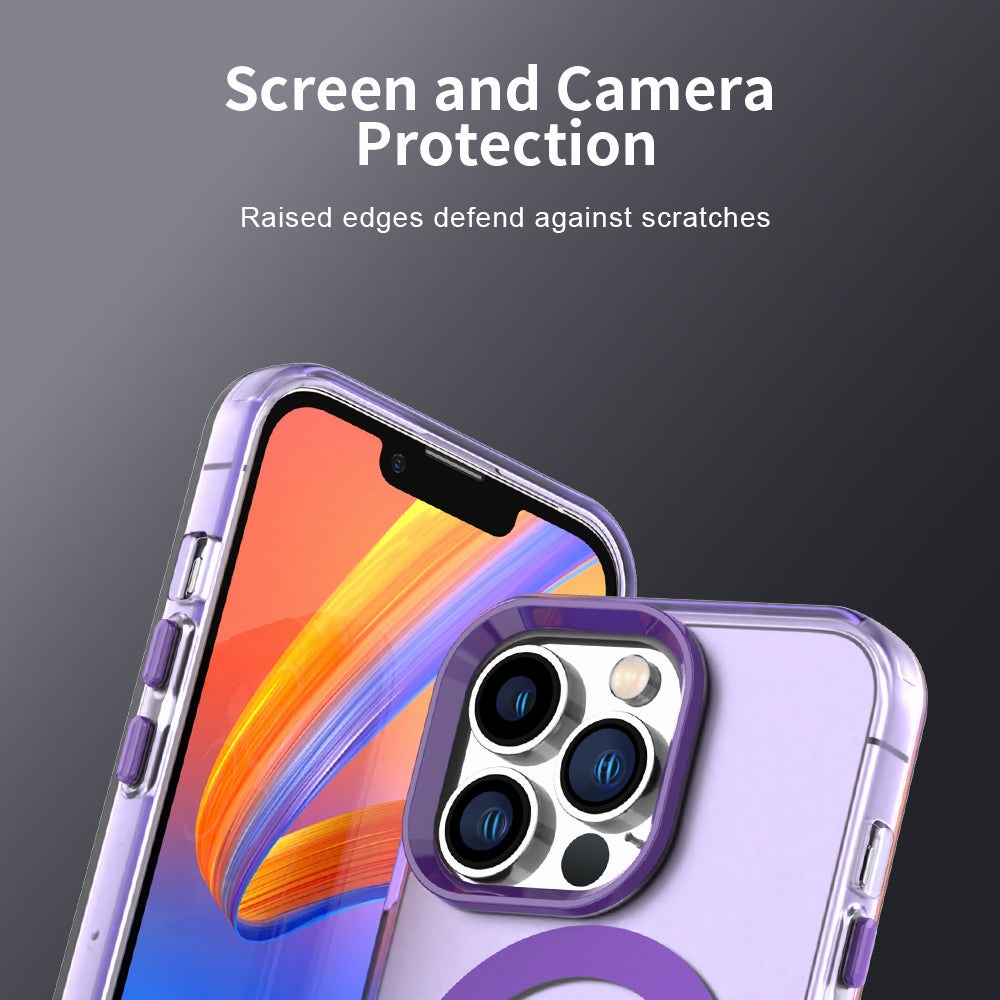 MagSafe Case for Apple iPhone 13 Pro Max, Techsuit, CandyCase, Purple