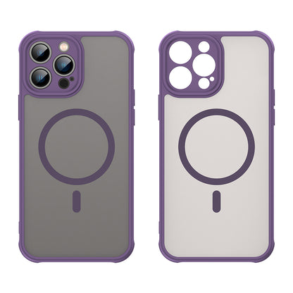 Funda MagSafe para Apple iPhone 13 Pro Max, Techsuit, HaloFrost II, Morado