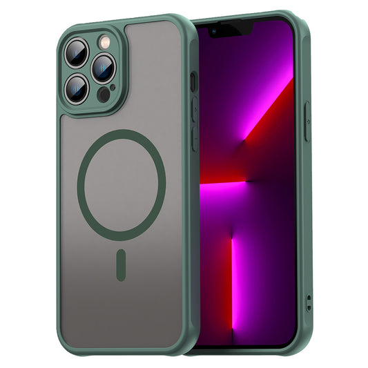 Funda MagSafe para Apple iPhone 13 Pro Max, Techsuit, HaloFrost II, Verde