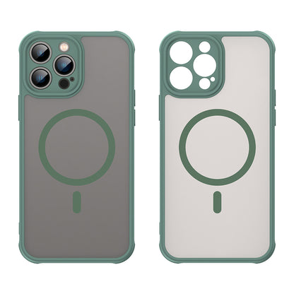 Funda MagSafe para Apple iPhone 13 Pro, Techsuit, HaloFrost II, Verde