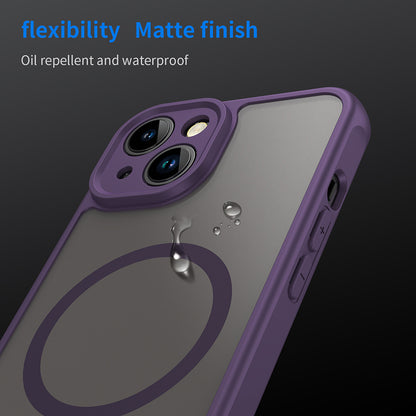 Funda MagSafe para Apple iPhone 13, Techsuit, HaloFrost II, Morado