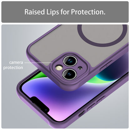 Funda MagSafe para Apple iPhone 13, Techsuit, HaloFrost II, Morado