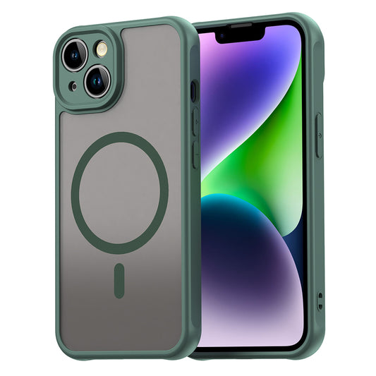 Funda MagSafe para Apple iPhone 13, Techsuit, HaloFrost II, Verde