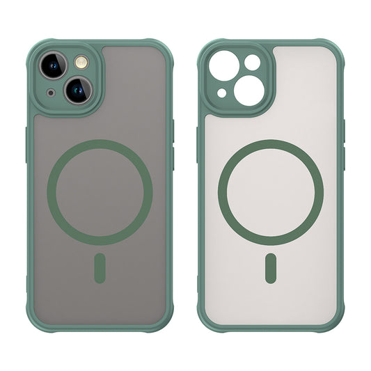 Funda MagSafe para Apple iPhone 13, Techsuit, HaloFrost II, Verde
