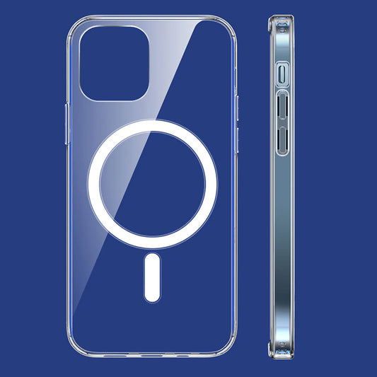 Funda MagSafe para Apple iPhone 13, Techsuit, Pro, Transparente
